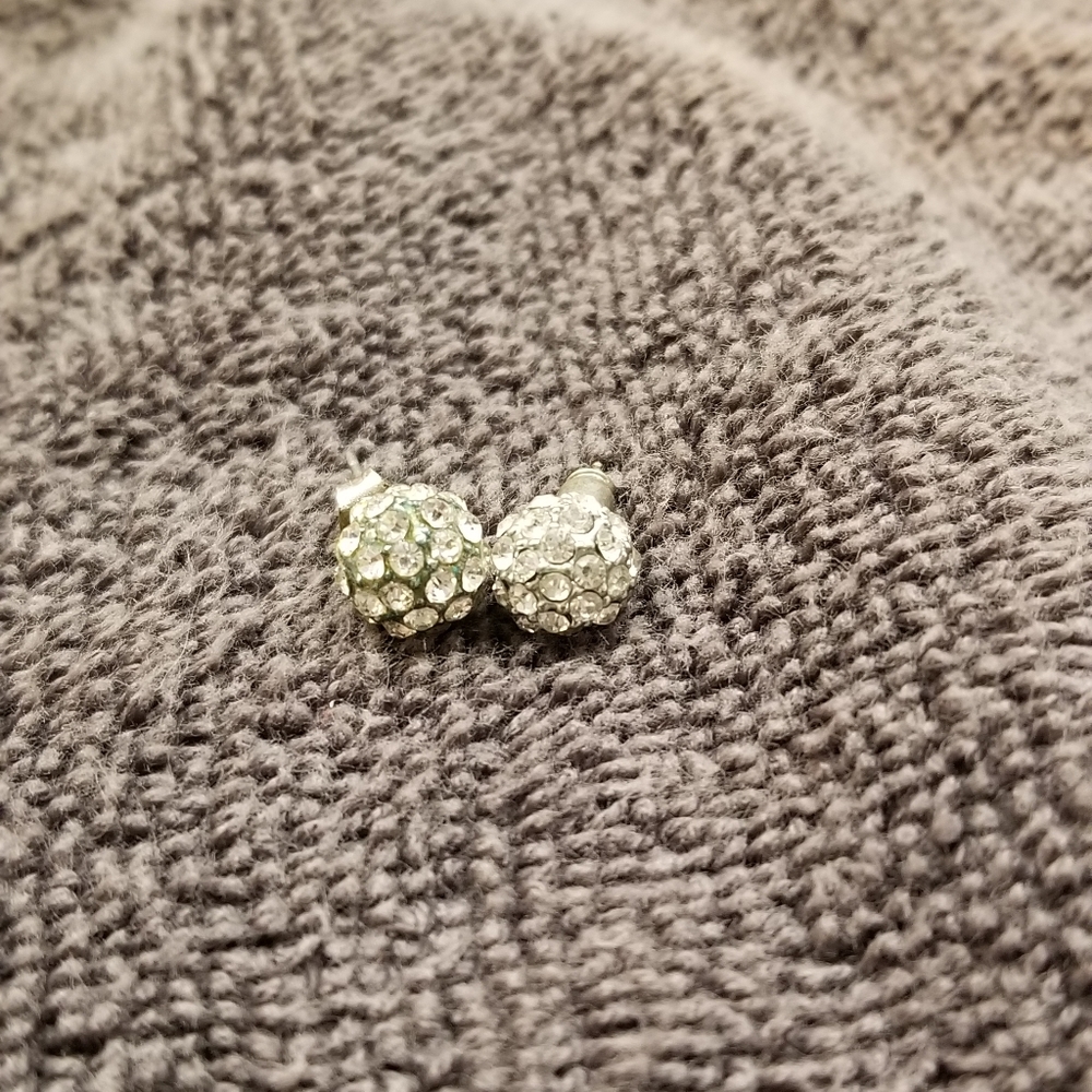 Pave earrings